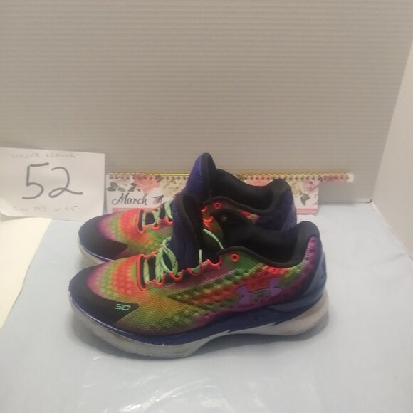 Under Armour Curry 1 Low sneakers in a FloTro Size M8 W 9.5 - Picture 3 of 10